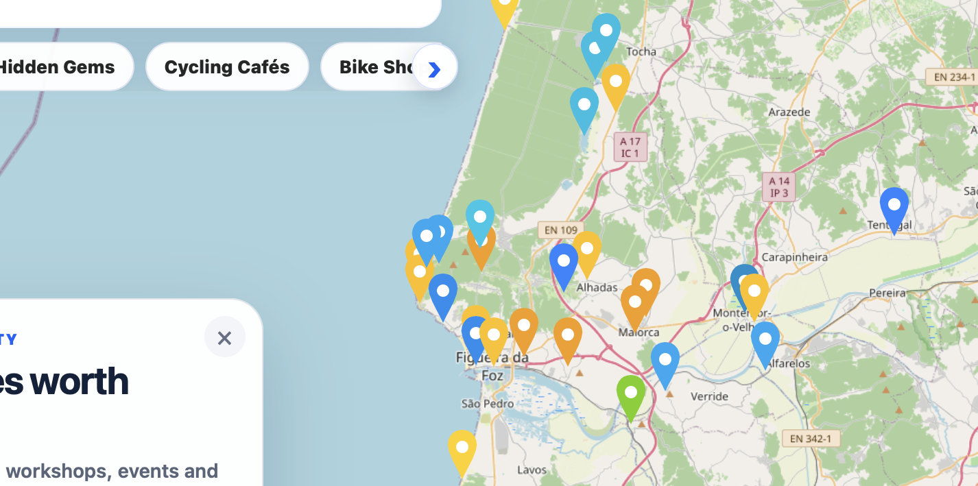 Bike Universe Community map