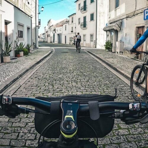 Bike ride by Montemor-o-Veho streets